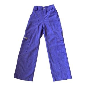 Shein Purple Corduroy Pants Women Size XS